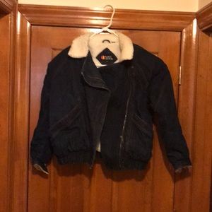 Vintage Andy John’s fleece lined denim jacket
